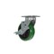 Vestil Green High-Tech Non-Marking Swivel With Brake Polyurethane 6x2 Caster CST-F40-6X2DT-SWB - alternate 3